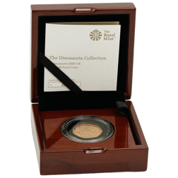 Pre-Owned 2020 UK Tales of the Earth: Hylaeosaurus 50p Proof Gold Coin