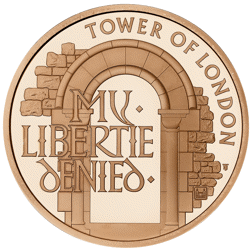 Pre-Owned 2020 Tower of London: The Infamous Prison £5 Proof Gold Coin
