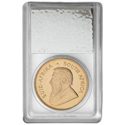 Pre-Owned 1969 South African Krugerrand 1oz Proof Gold Coin - SAGCE Graded 94 - Certificate 25482