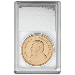 Pre-Owned 1976 South African Krugerrand 1oz Proof Gold Coin - SAGCE Graded 104 - Certificate 58561