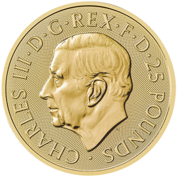 2027 UK Britannia 40th Anniversary 1/4oz Gold Coin