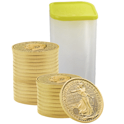 2027 UK Britannia 40th Anniversary 1/10oz Gold Coin