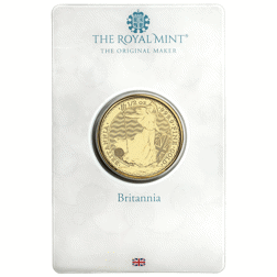 Pre-Owned UK Queen Elizabeth II Britannia 1/2oz Gold Coin - Carded - Mixed Dates
