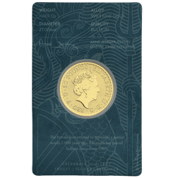 Pre-Owned UK Queen Elizabeth II Britannia 1/2oz Gold Coin - Carded - Mixed Dates