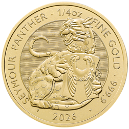 2026 UK Tudor Beasts Seymour Panther 1/4oz Gold Coin*