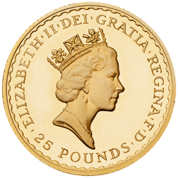 Pre-Owned 1994 UK Britannia Proof Design 1/4oz Gold Coin