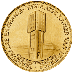 Pre-Owned 1960 South African Chamber Of Mines Golden Jubilee 1oz Gold Medal
