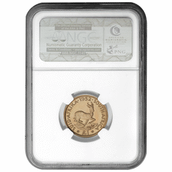 Pre-Owned 1952 George VI South African £1 Gold Coin - NGC Graded PF64 - 2767109-003