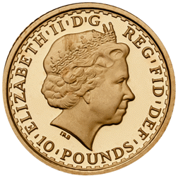Pre-Owned 2007 UK Britannia 1/10oz Proof Design Gold Coin