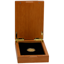 Pre-Owned 2018 Australia Kangaroo High Relief 1oz Proof Gold Coin