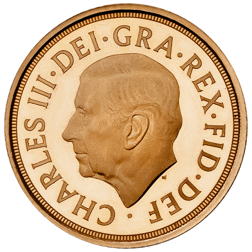 Pre-Owned 2024 UK Half Sovereign Proof Design Gold Coin
