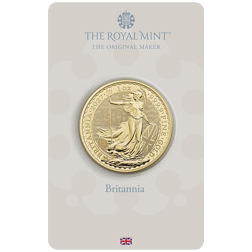 2027 UK Britannia 40th Anniversary 1oz Gold Coin - Carded