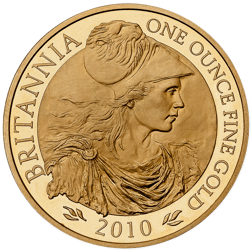 Pre-Owned 2010 UK Britannia 1oz Proof Design Gold Coin