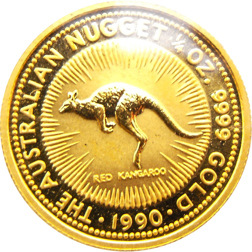 Pre-Owned Australian Nugget 1/4oz Gold Coin - Mixed Dates