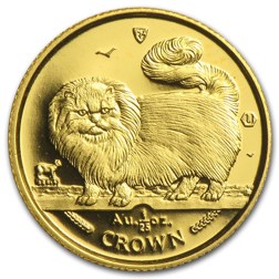 Pre-Owned Isle of Man 1/25oz Cat Gold Coin - Mixed Dates