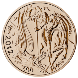 Pre-Owned 2012 UK Half Sovereign Gold Coin