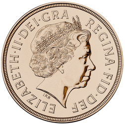 Pre-Owned 2012 UK Half Sovereign Gold Coin