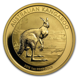 Pre-Owned Australian Kangaroo 1oz Gold Coin - Mixed Dates