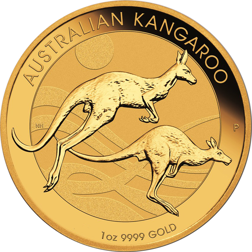 Pre-Owned Australian Kangaroo 1oz Gold Coin - Mixed Dates