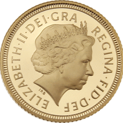 Pre-Owned 1998 UK Half Sovereign Proof Gold Coin