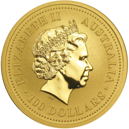 Pre-Owned 2004 Australian Lunar Monkey 1oz Gold Coin