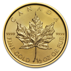 Pre-Owned Canadian Maple 1/2oz Gold Coin - Mixed Dates