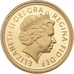 Pre-Owned 1999 UK Half Sovereign Proof Gold Coin