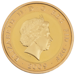 Pre-Owned 2009 UK Robert Burns £2 Proof Gold Coin