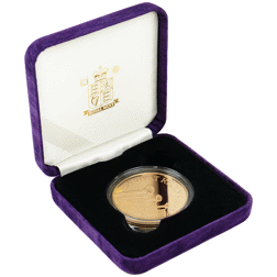 Pre-Owned 2006 Queen Elizabeth II's 80th Birthday £5 Proof Gold Coin