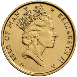 Pre-Owned Isle of Man Angel 1oz Gold Coin - Mixed Dates