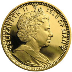 Pre-Owned Isle of Man Angel 1oz Gold Coin - Mixed Dates