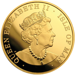 Pre-Owned Isle of Man Angel 1oz Gold Coin - Mixed Dates