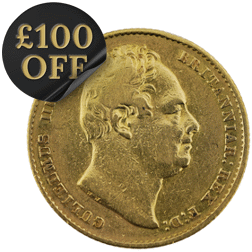 Pre-Owned 1832 London Mint William IV Full Sovereign Gold Coin