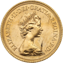 Pre-Owned 1978 UK Elizabeth II Full Sovereign Gold Coin