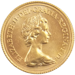 Pre-Owned 1978 UK Elizabeth II Full Sovereign Gold Coin