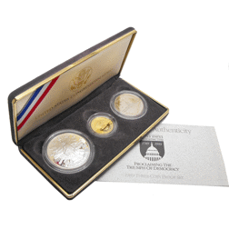 Pre-Owned 1989 USA Congressional 3 Coin Proof Set