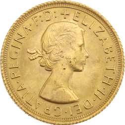 Pre-Owned 1967 UK Elizabeth II Full Sovereign Gold Coin