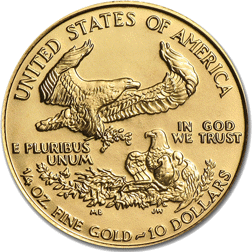 Pre-Owned USA Eagle 1/4oz Gold Coin - Mixed Dates