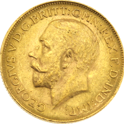 Pre-Owned 1928 South African Mint George V Full Sovereign Gold Coin