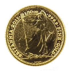 Pre-Owned 2015 UK Britannia 1/10oz Gold Coin