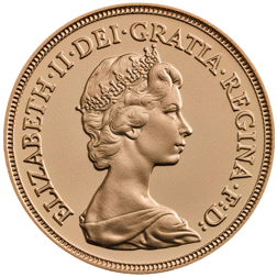 Pre-Owned 1980 UK Full Sovereign Proof Design Gold Coin