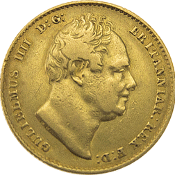 Pre-Owned 1833 London Mint William IV Full Sovereign Gold Coin