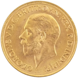Pre-Owned 1932 London Mint George V Full Sovereign Gold Coin