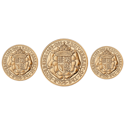 Pre-Owned 1989 UK 500th Anniversary Sovereign Proof Gold 3-Coin Set