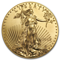 Pre-Owned 2015 USA Eagle 1oz Gold Coin