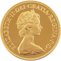 Pre-Owned 1983 UK Elizabeth II Double Sovereign Gold Coin