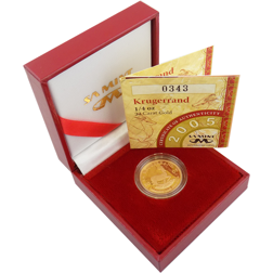 Pre-Owned 2005 South African Krugerrand 1/4oz Gold Proof Coin