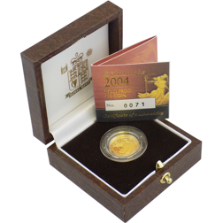 Pre-Owned 2004 UK Britannia 1/10oz Gold Proof Coin