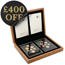 Pre-Owned UK Royal Shield of Arms and 2008 UK Emblems of Britain Proof Gold Coin Collection