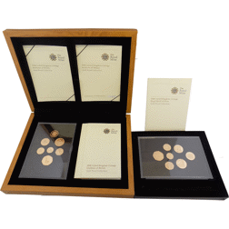 Pre-Owned UK Royal Shield of Arms & 2008 UK Emblems of Britain Gold Proof Coin Collection